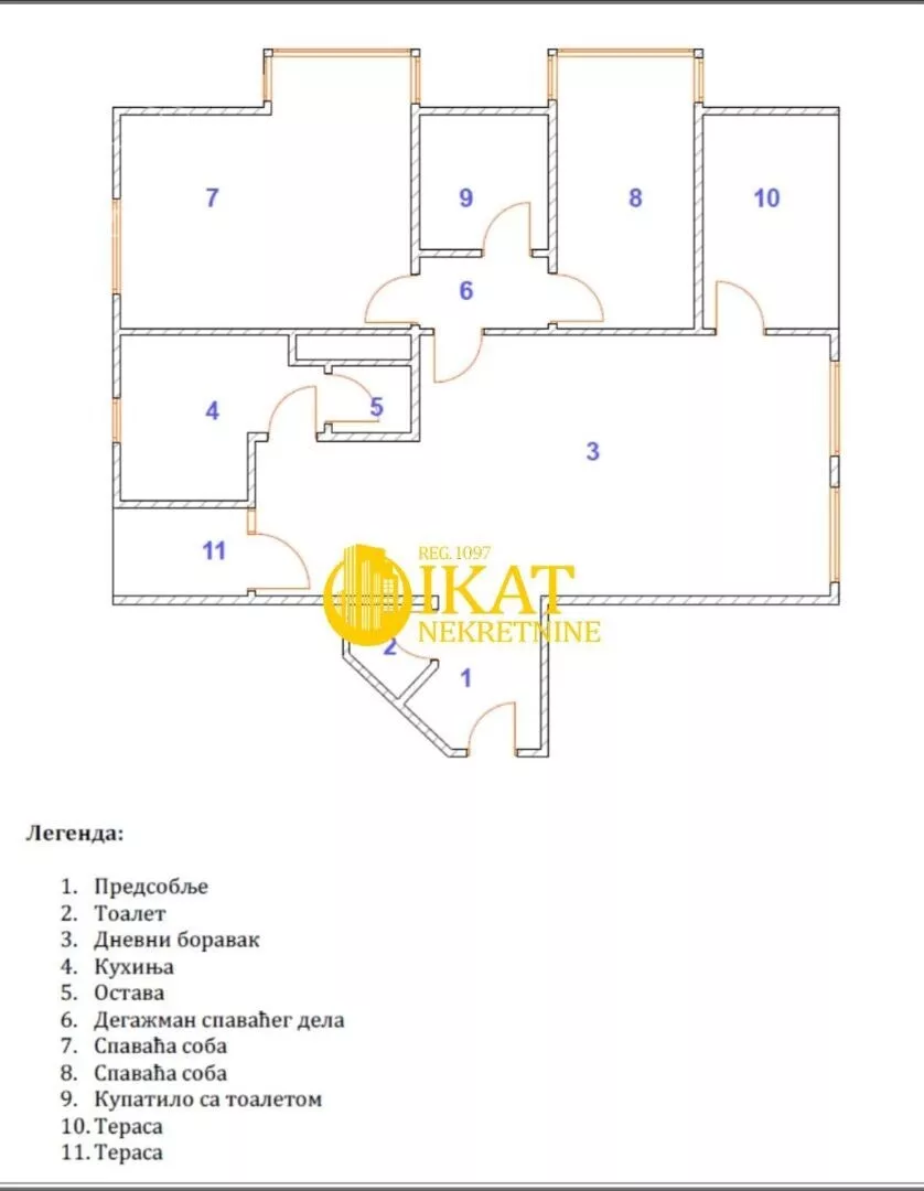 Trosoban stan | 4zida
