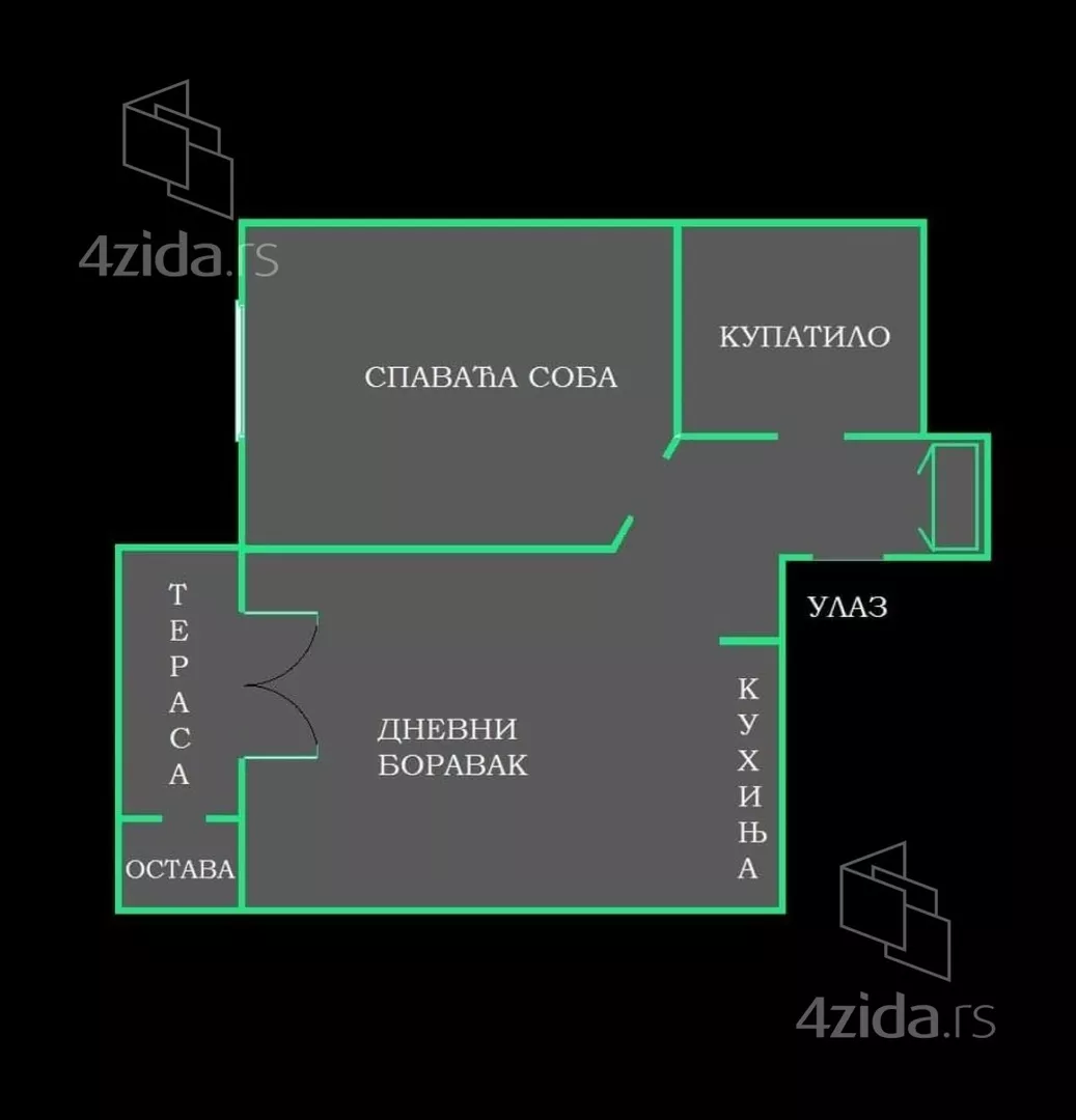 Dvosoban stan | 4zida