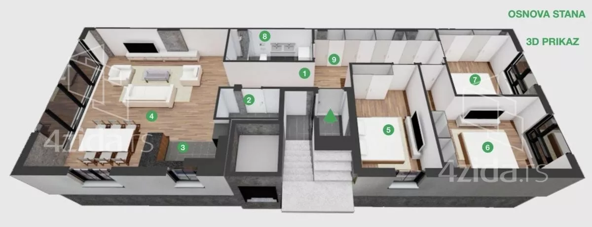 Četvorosoban stan | 4zida