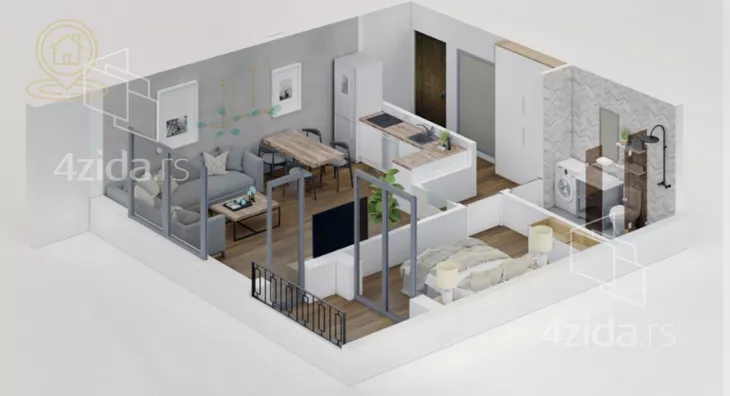 Dvosoban stan | 4zida