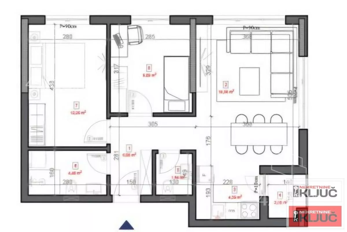 Trosoban stan | 4zida