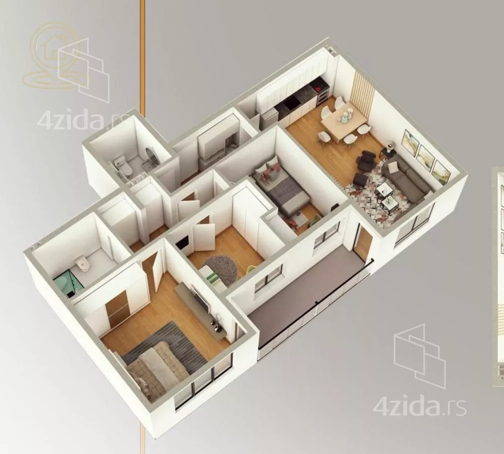 Četvorosoban stan | 4zida