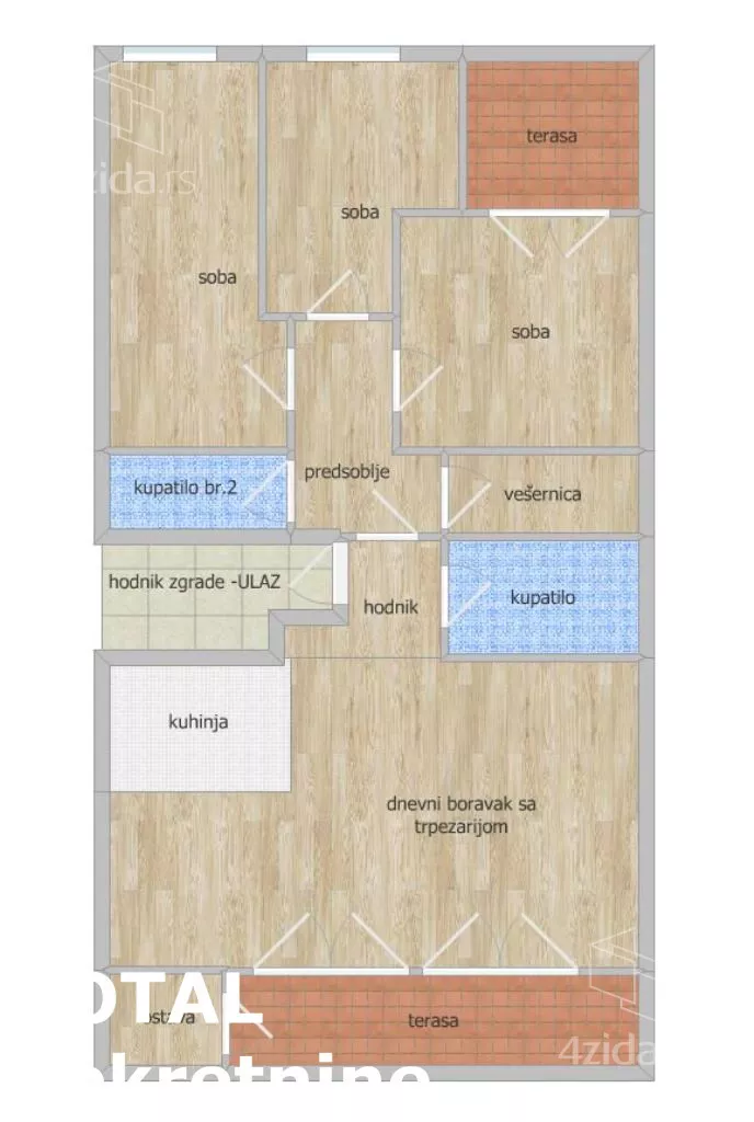 Četvorosoban stan | 4zida