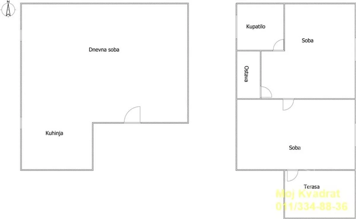 Trosoban stan | 4zida