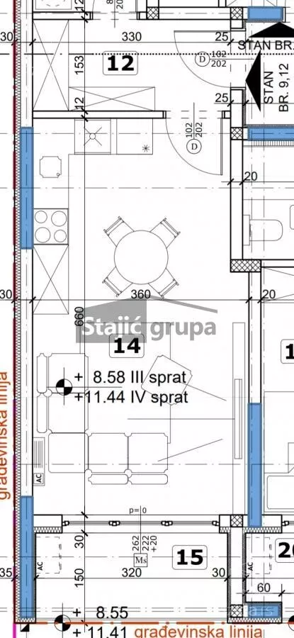 Jednosoban stan | 4zida