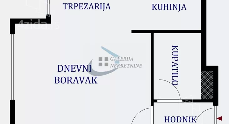 Jednosoban stan | 4zida