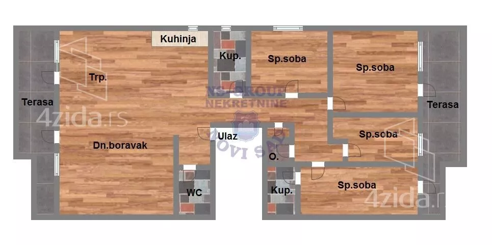 Četvoroiposoban stan | 4zida