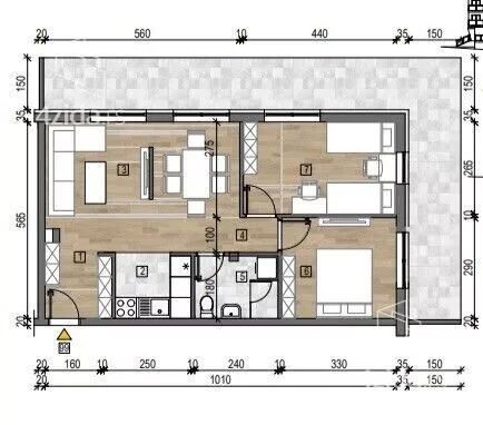 Trosoban stan | 4zida