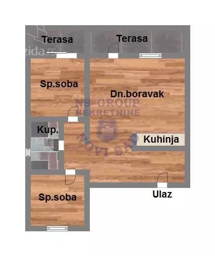 Trosoban stan | 4zida