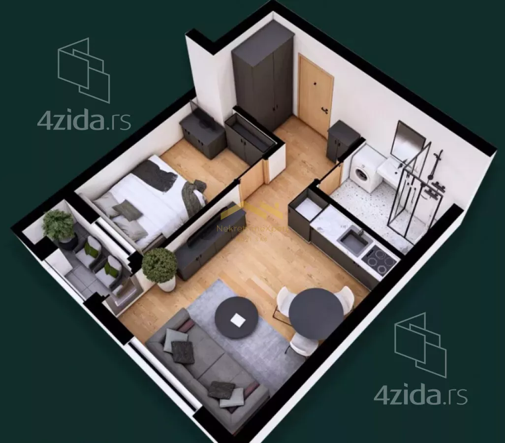 Dvosoban stan | 4zida