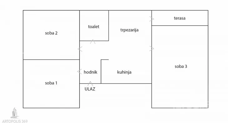 Trosoban stan | 4zida