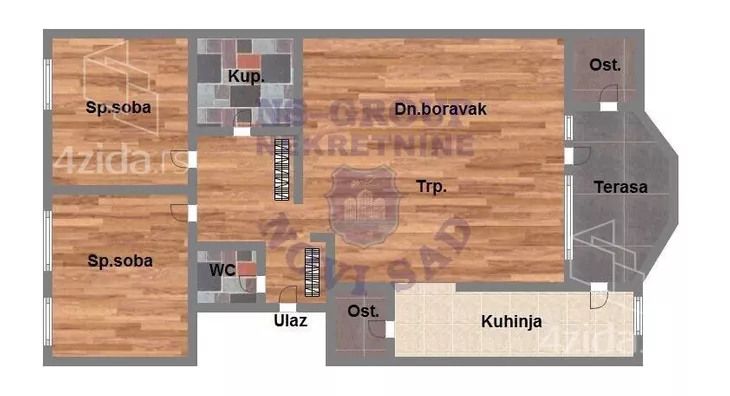 Trosoban stan | 4zida