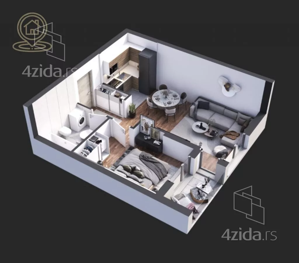 Dvosoban stan | 4zida