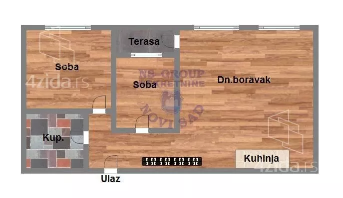 Trosoban stan | 4zida