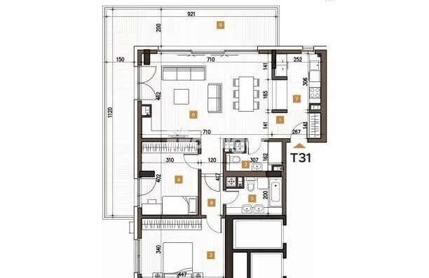 Trosoban stan | 4zida