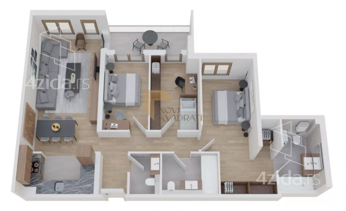 Četvorosoban stan | 4zida