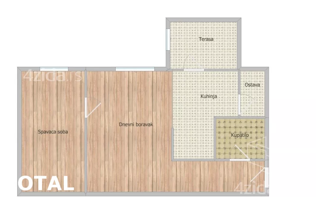 Dvosoban stan | 4zida