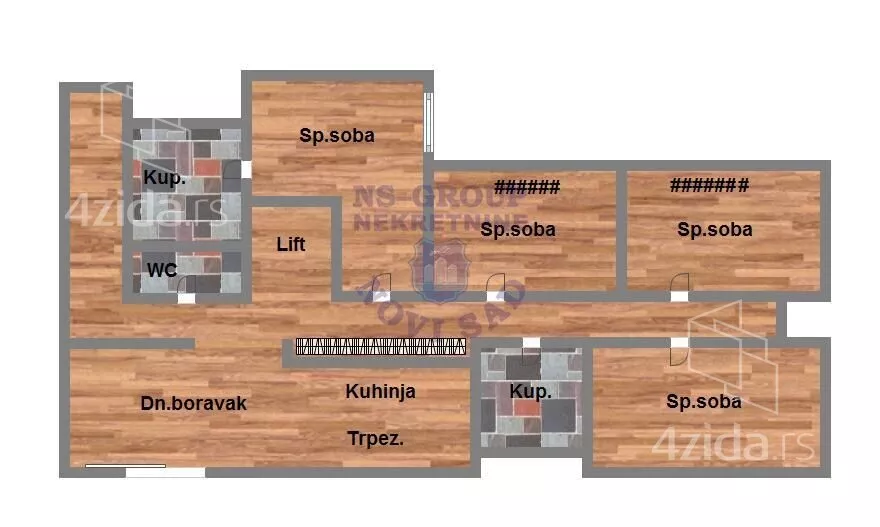 Petosoban stan | 4zida