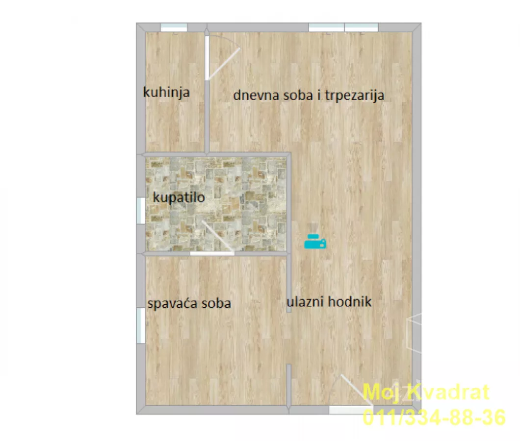 Dvosoban stan | 4zida