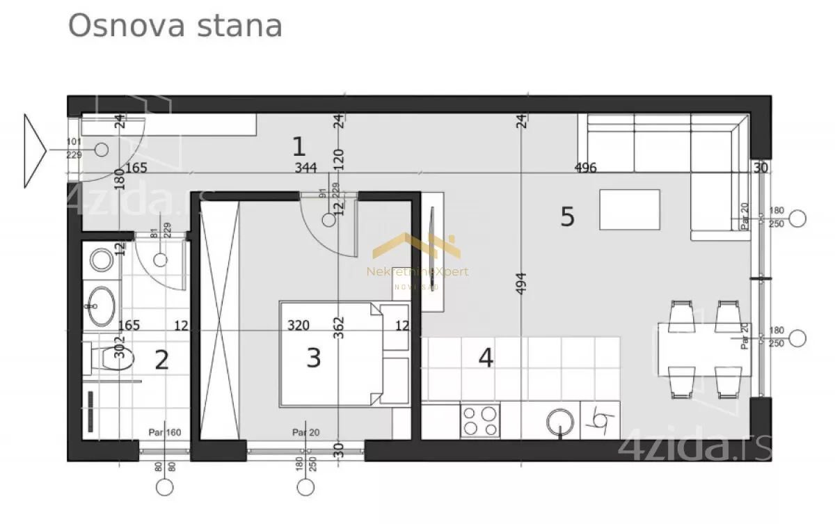 Dvosoban stan | 4zida