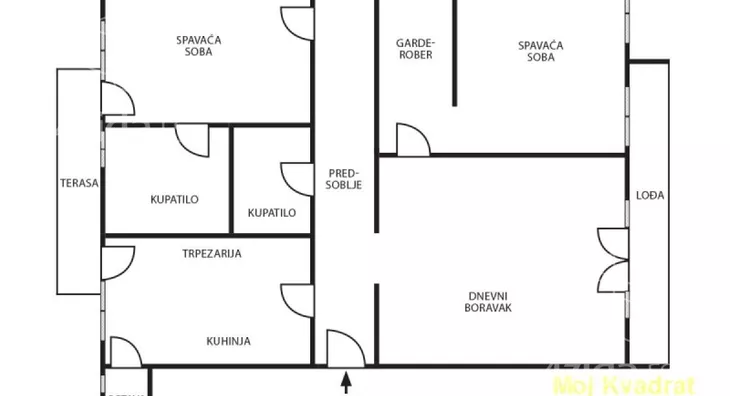 Trosoban stan | 4zida