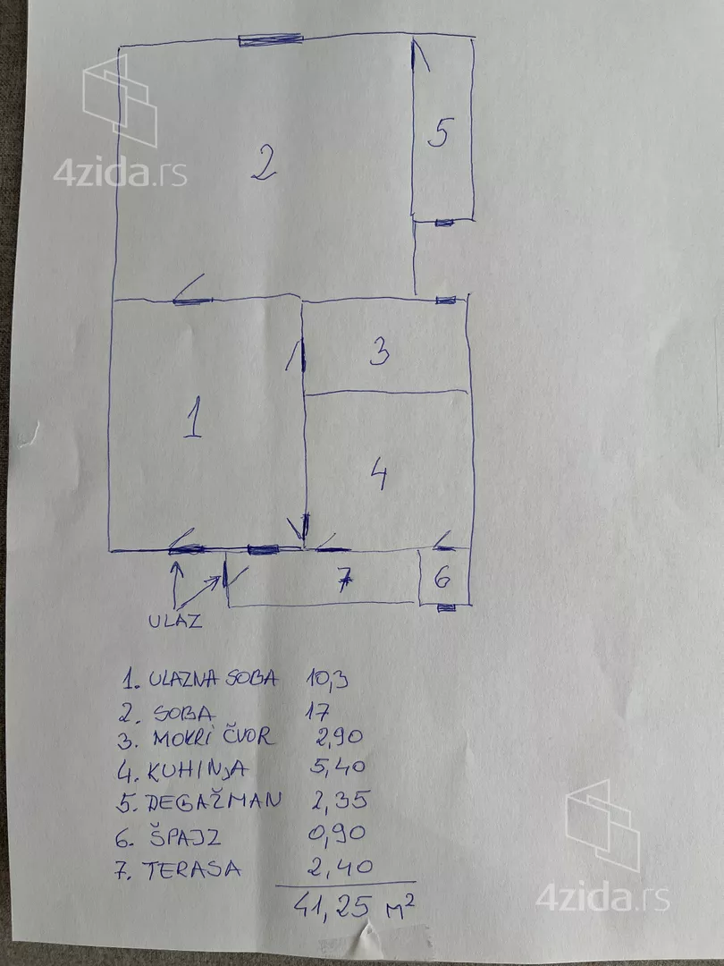 Jednoiposoban stan | 4zida