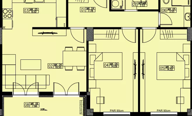 Trosoban stan | 4zida