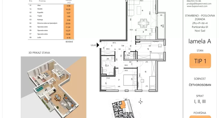 Četvorosoban | 4zida