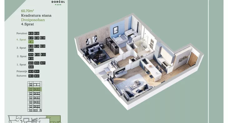 Dvoiposoban stan | 4zida