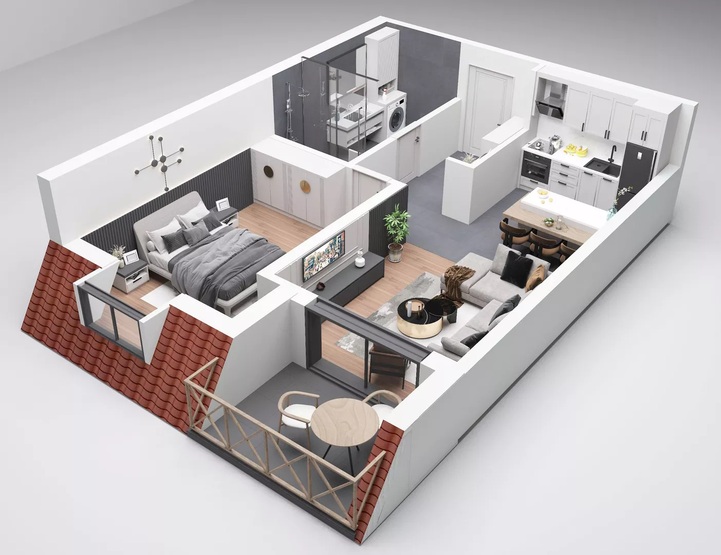 Jednoiposoban stan | 4zida