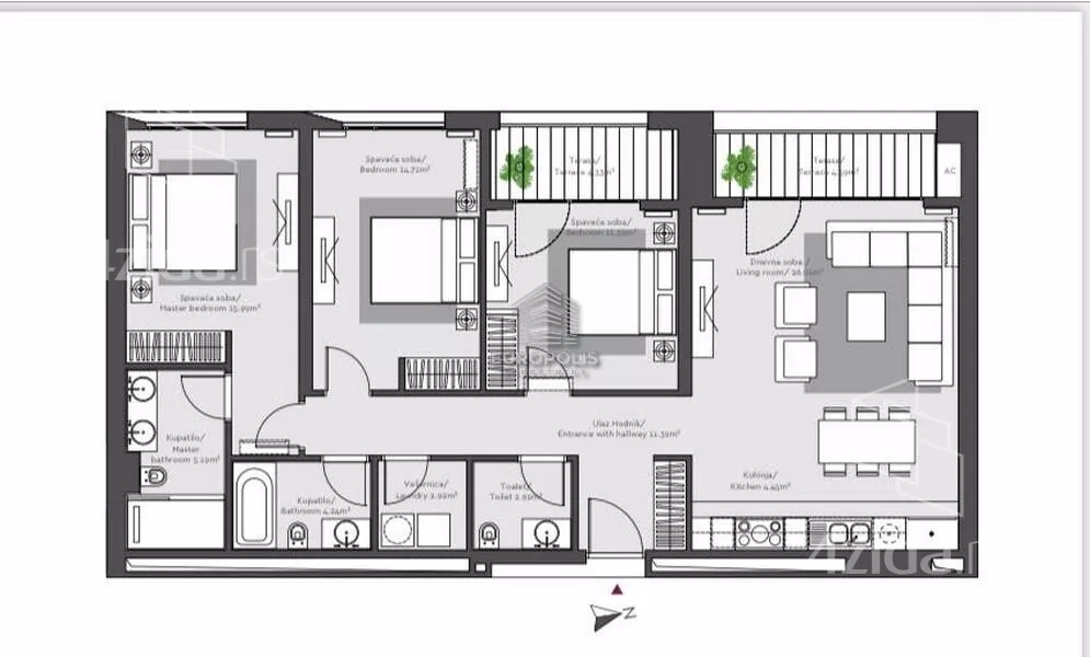 Četvorosoban stan | 4zida