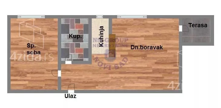 Jednoiposoban stan | 4zida