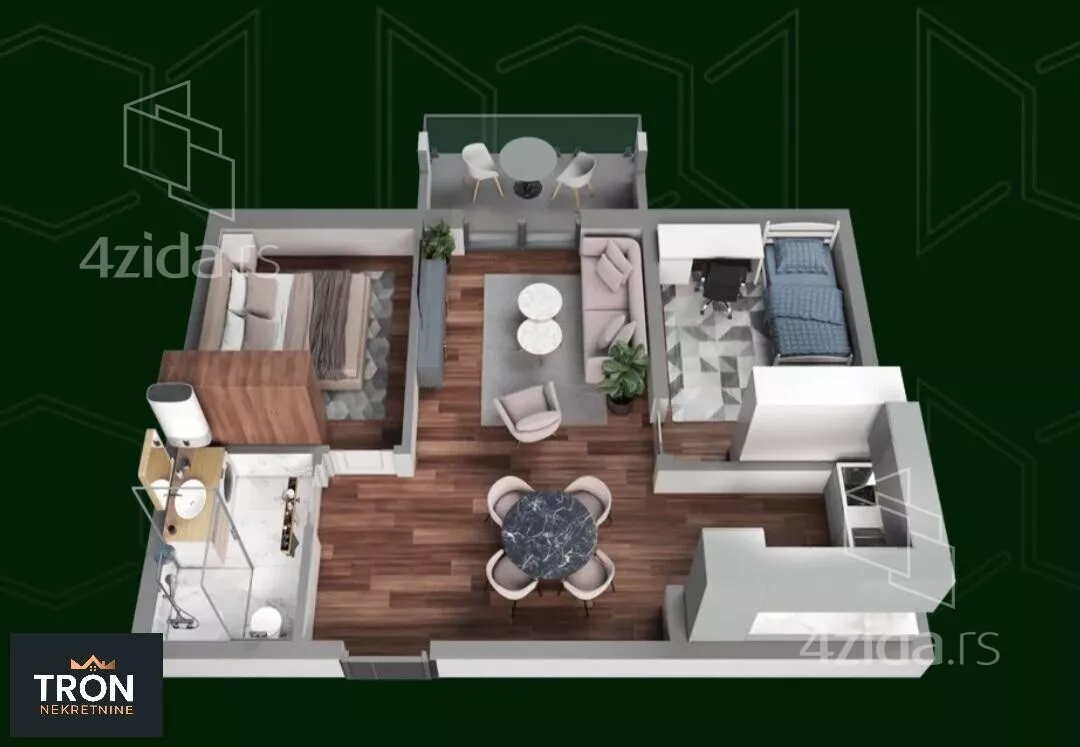 Dvosoban stan | 4zida