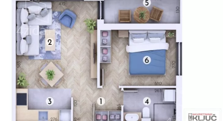 Dvosoban stan | 4zida