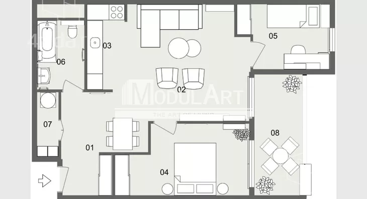 Dvoiposoban stan | 4zida