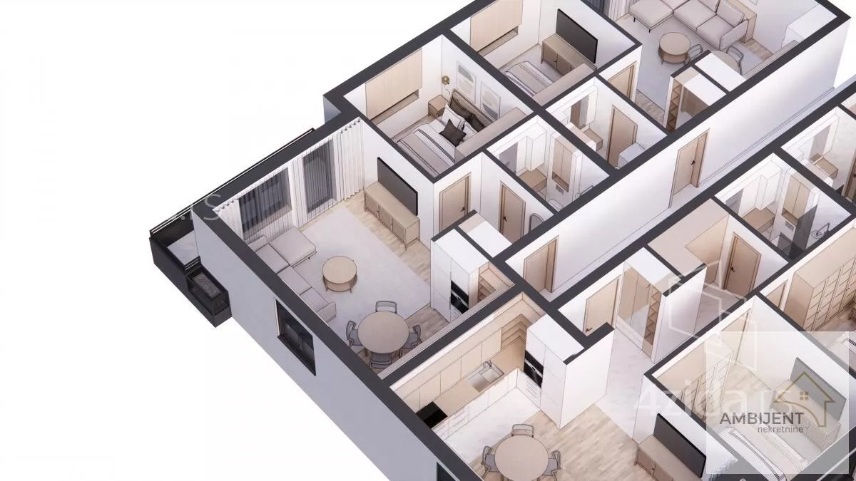 Jednoiposoban stan | 4zida