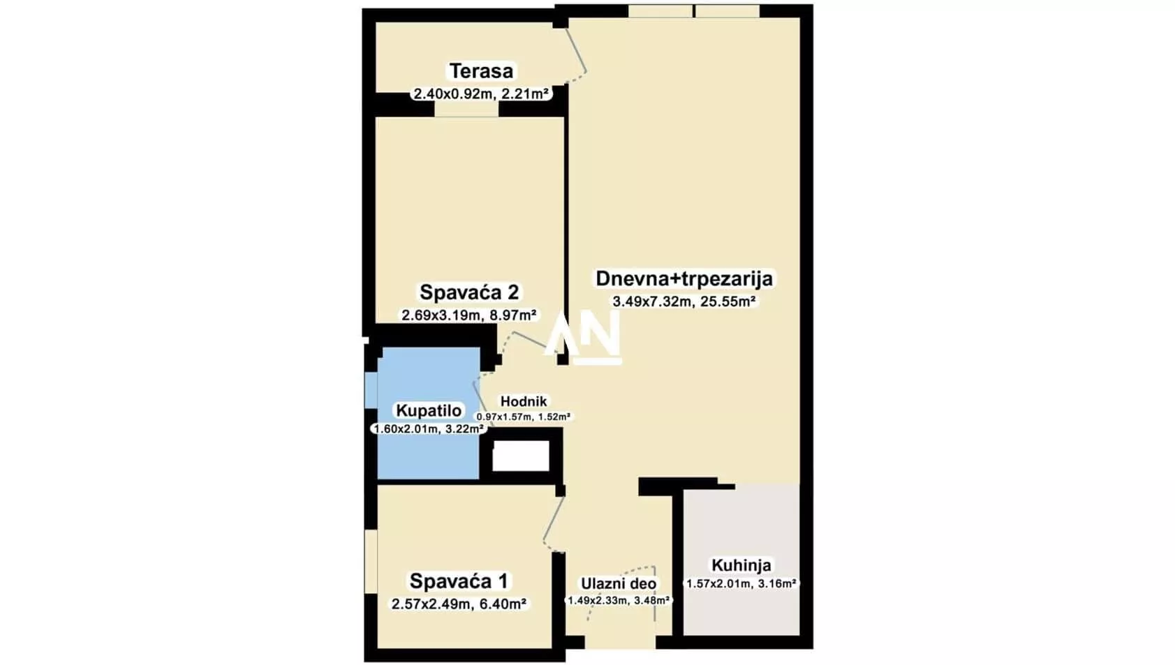 Trosoban stan | 4zida