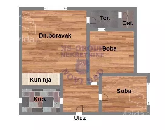 Trosoban stan | 4zida