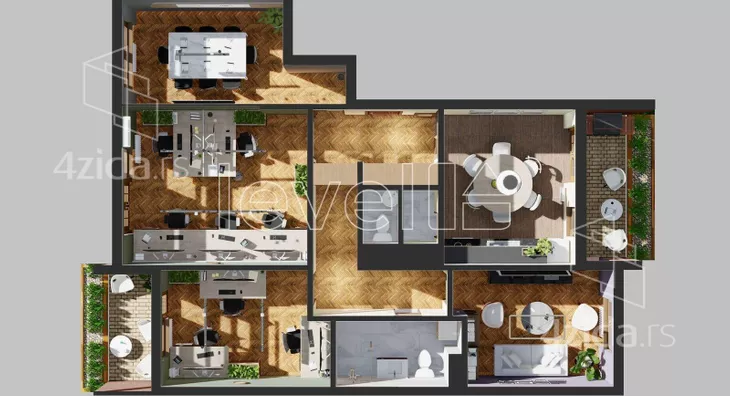 Četvorosoban stan | 4zida