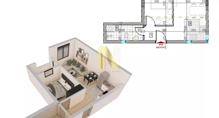 Dvosoban stan | 4zida