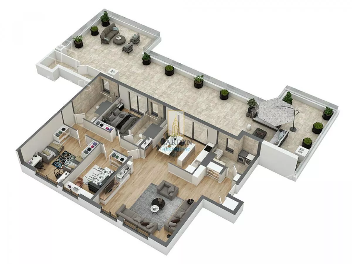 Četvoroiposoban stan | 4zida