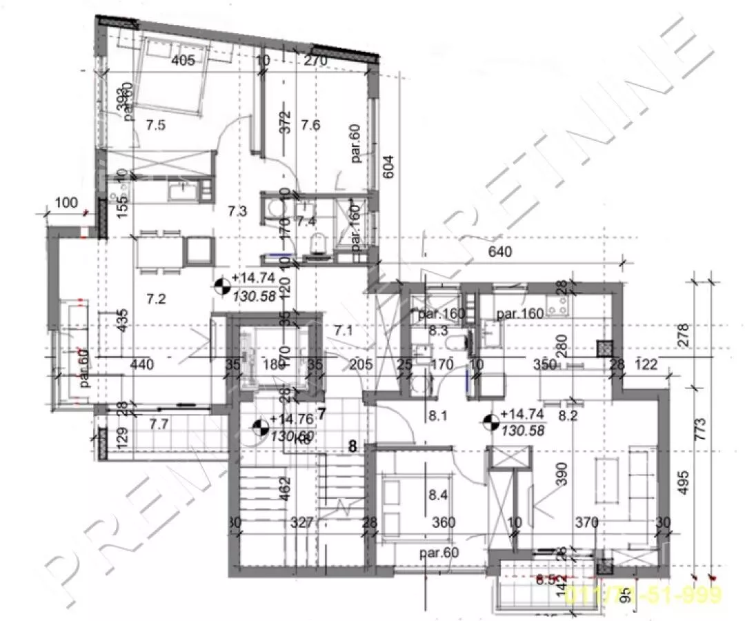 Trosoban stan | 4zida