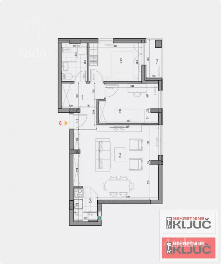 Trosoban stan | 4zida