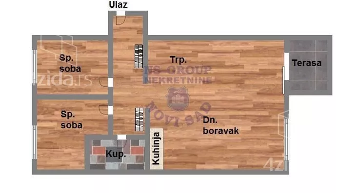 Dvoiposoban stan | 4zida