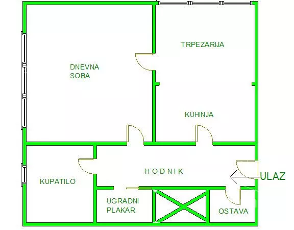 Jednosoban stan | 4zida