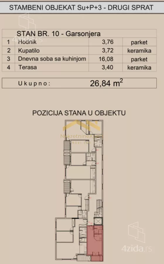 Garsonjera | 4zida