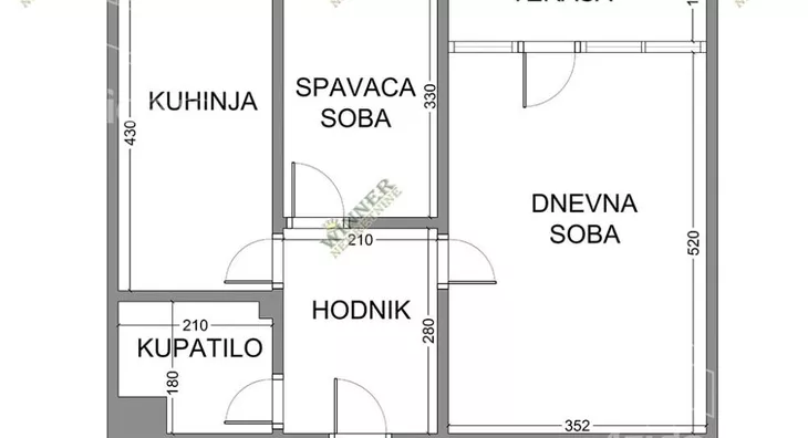 Jednoiposoban stan | 4zida