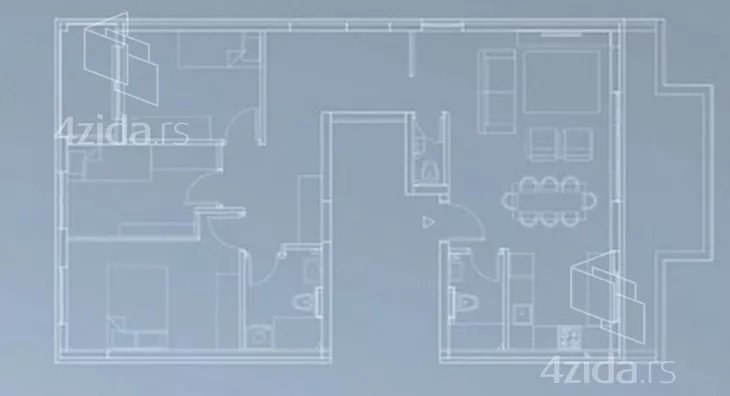 Troiposoban stan | 4zida