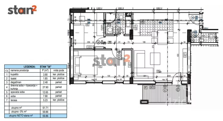 Dvoiposoban stan | 4zida