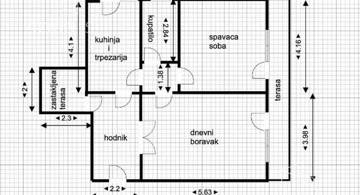 Dvosoban stan | 4zida